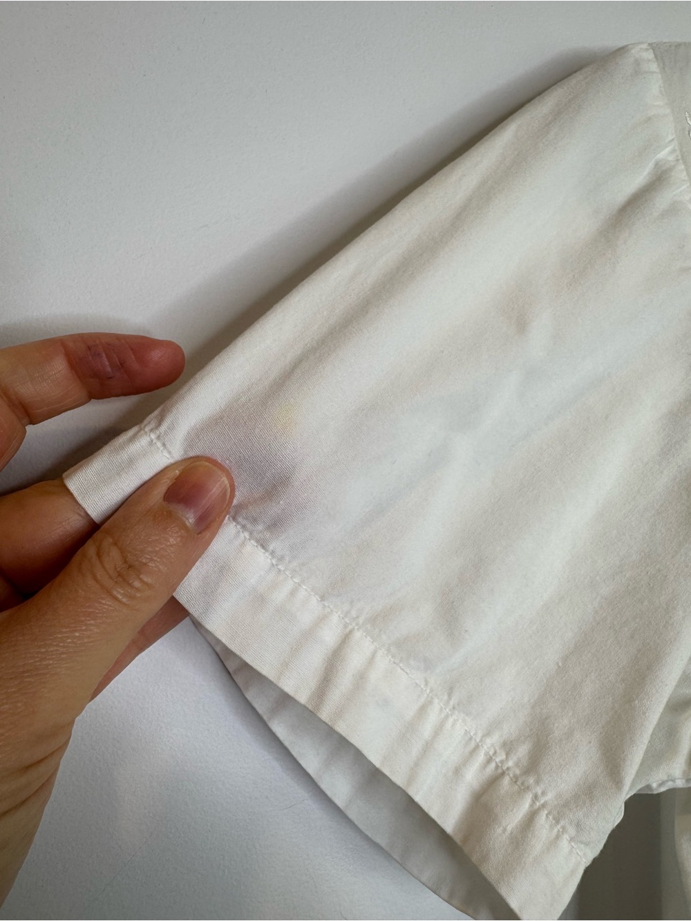 Vintage Nevada White Embroidered Button Up Blouse Cottagecore Coquette Top sz 8 - Picture 8 of 8